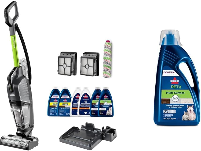 CrossWave HydroSteam Plus Multi-Surface Vacuum, Wash And Steam Cleaner, 28 Fluid Ounces - 35151