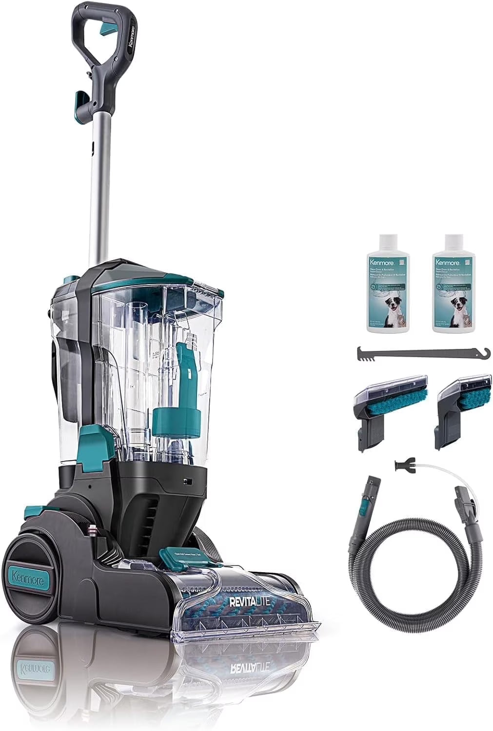 Kenmore Pet Portable Carpet Cleaner Machine, 3.2L Clean Tank, 1.4L Dirty Tank, 25ft Cord - KW4010