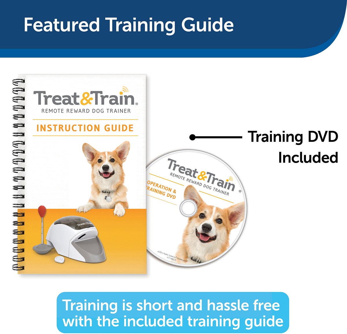 PetSafe Treat & Train Remote Treat Dispensing Dog Training System With Remote And Target Wand