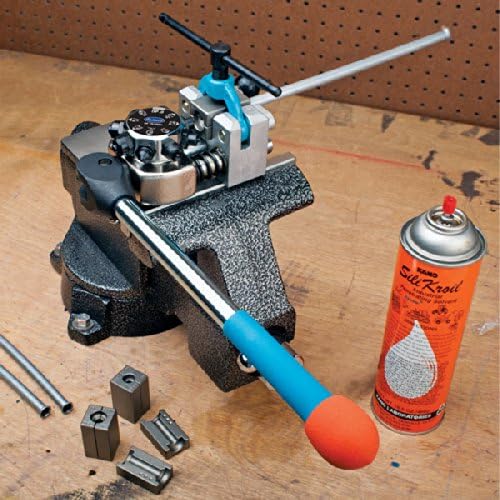 Eastwood 45 Degree Single, Double And Bubble Brake Tubing Flaring Tool Kit With 4 Split Dies - 25304