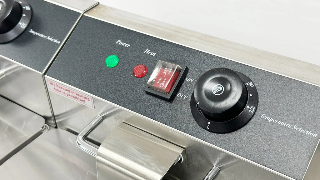 Commercial Electric Countertop Stainless Steel Deep Fryer 23 in 12L 2.5KW