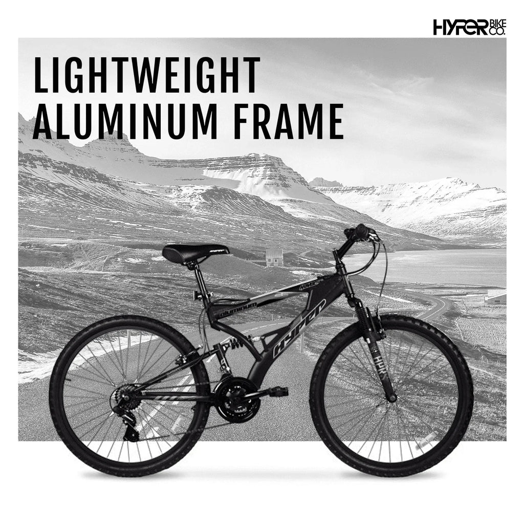 Hyper Bicycles Men's Havoc Mountain Bike, 26 inch, 21 Speed, Black