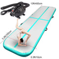 FBSport Inflatable Air Track Gymnastics Mat, 4m x 1m x 0.1m, Green