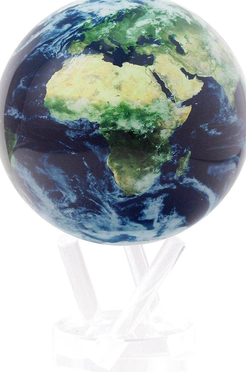 MOVA 4.5in Self-Rotating Physical Globe Earth With Clouds