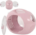 Space Capsule-Style Pet Backpack Transportation Case - White