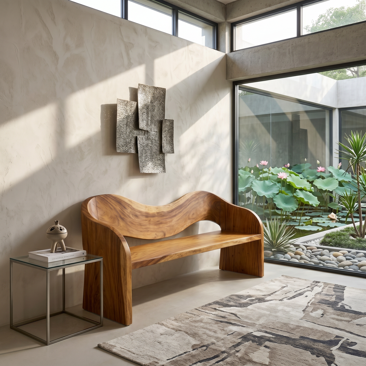 Contemporary Accent Bench Modern Residence - view 5