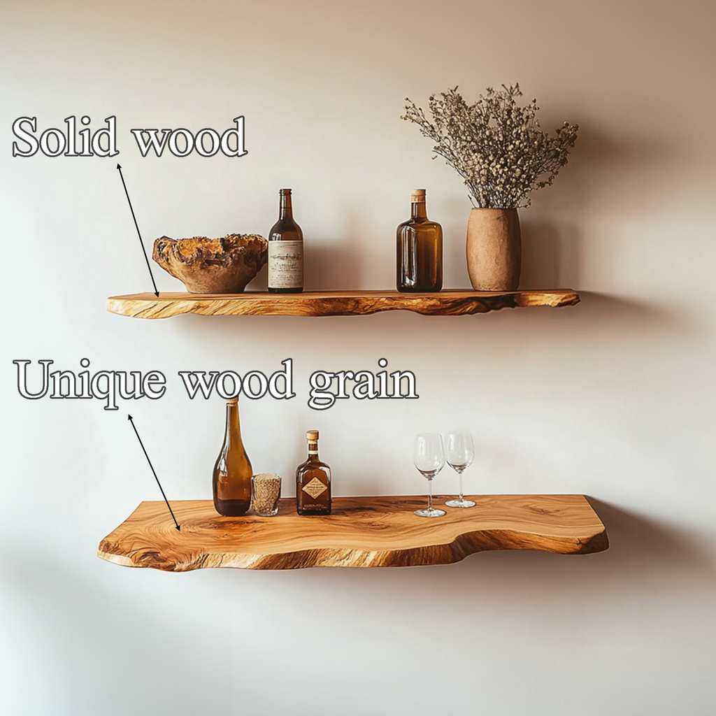 Custom Floating Shelves Wall Shelves Rustic Decor Office Gift - view 5