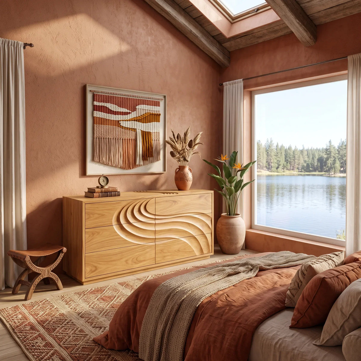 Contemporary Flow Dresser Drawer For Modern Bedroom - view 5