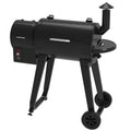 Wood Pellet Grill And Smoker, Black, 459 sq. in. Cooking Area - ZPG-450A3