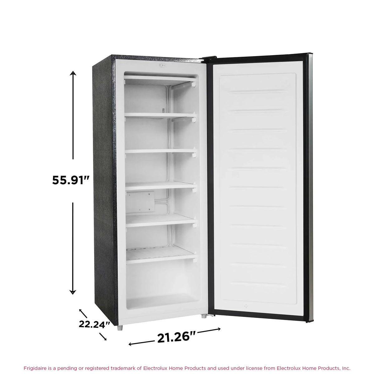 Frigidaire Upright Freezer 6.5 Cu. Ft. Platinum Silver - EFRF698