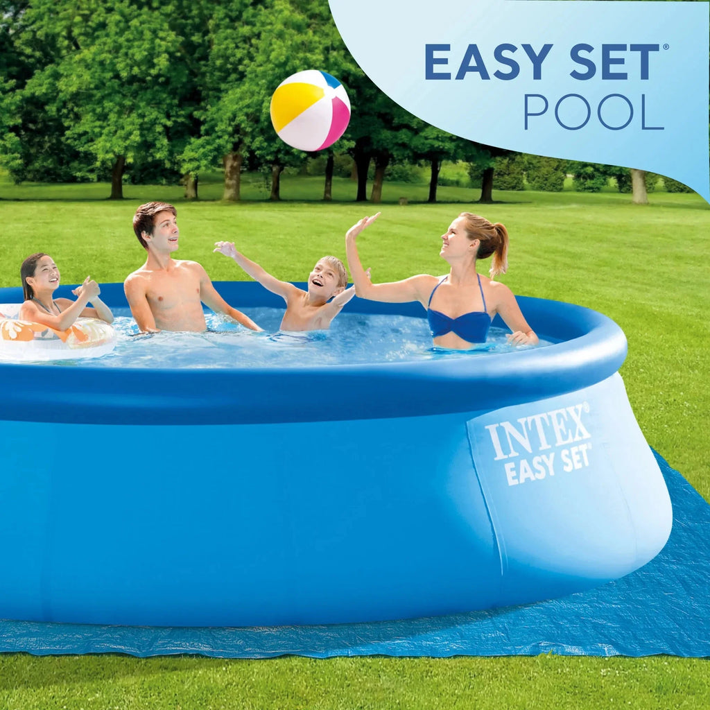 INTEX Easy Set Inflatable Round Pool, 15 ft x 48 in - Filter Pump And Accessories