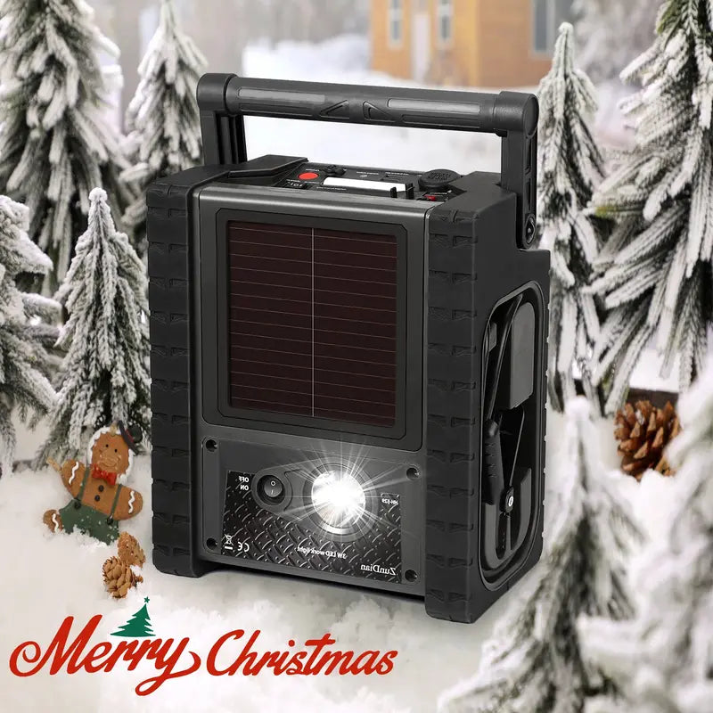 ZunDian Solar Portable Power Station 2000 Amps Jump Starter With 260 PSI Air Compressor And 400W Inverter - HH-529