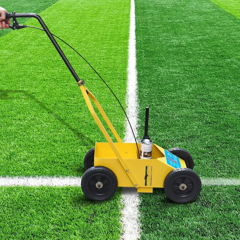 Yellow Striping Line Marking Machine, Adjustable 2 to 4 Inches