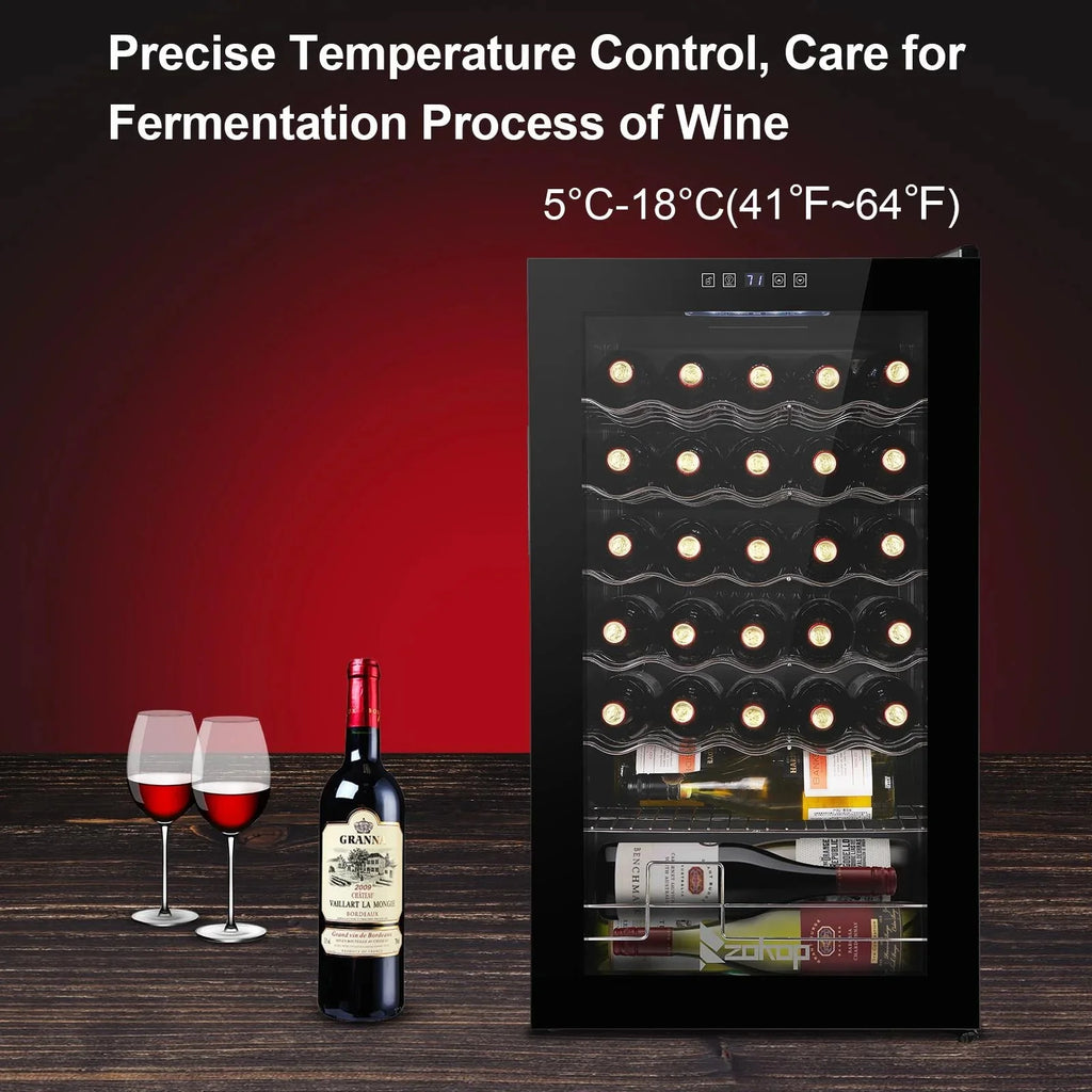 Ktaxon 18 Bottle Compressor Wine Cooler, 1.8 Cu.Ft, 52L - Freestanding