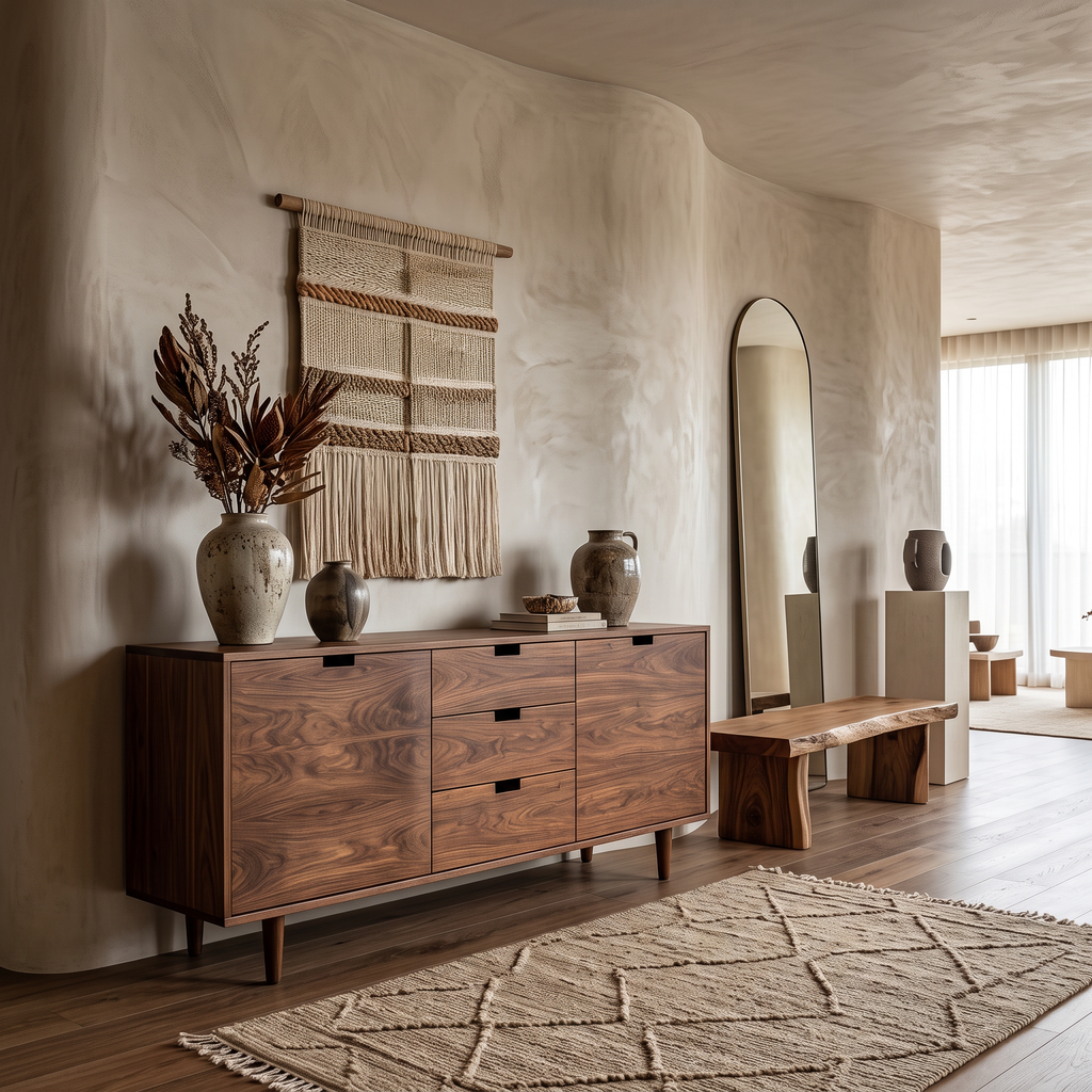 Contemporary Wooden Sideboard For Modern Living Room - view 2