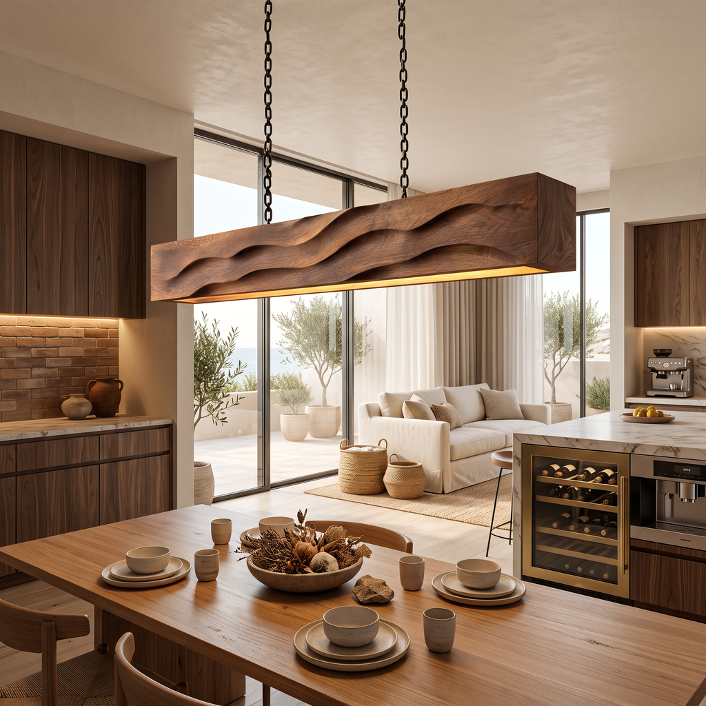 Elegant Dining Light Combining Modern Design For Kitchen - view 2