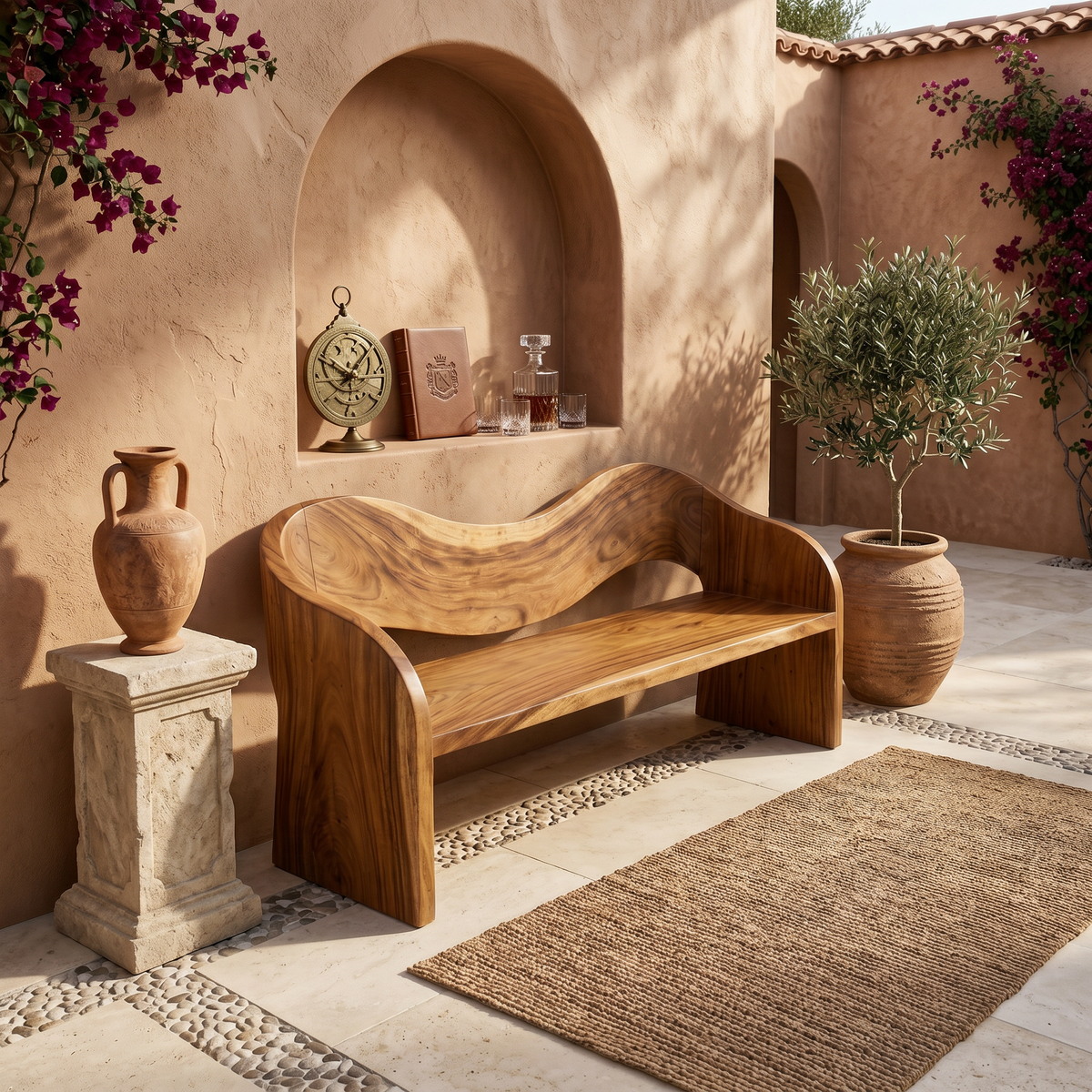 Contemporary Accent Bench Modern Residence - view 2