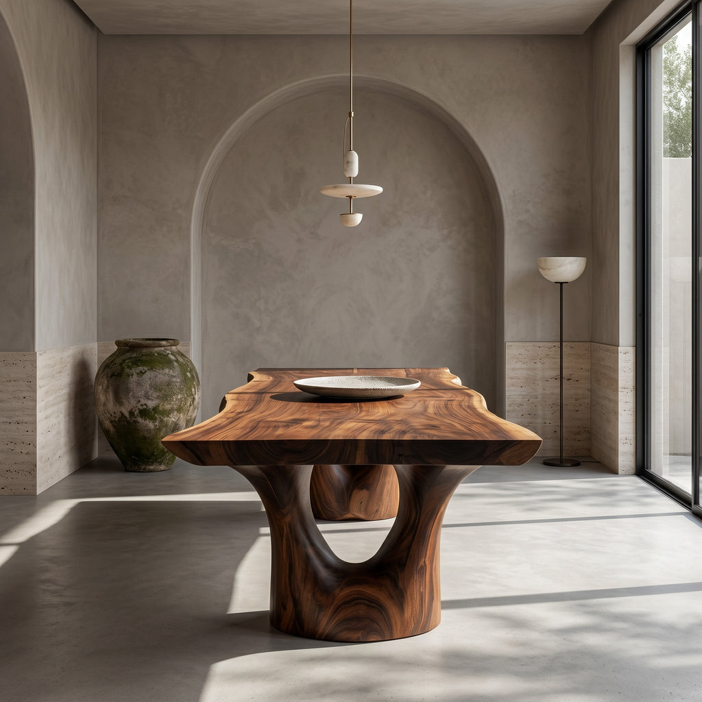 Elegant Sculptural Dining Table For Dining Room - view 2