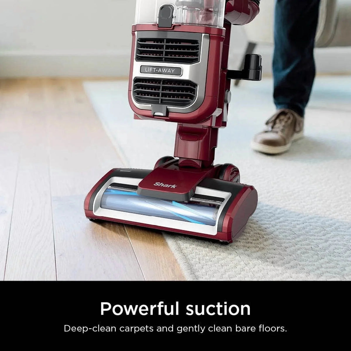 Shark Navigator Lift-Away Pet Upright Vacuum With HEPA Filter And PowerFins Brushroll - ZU660
