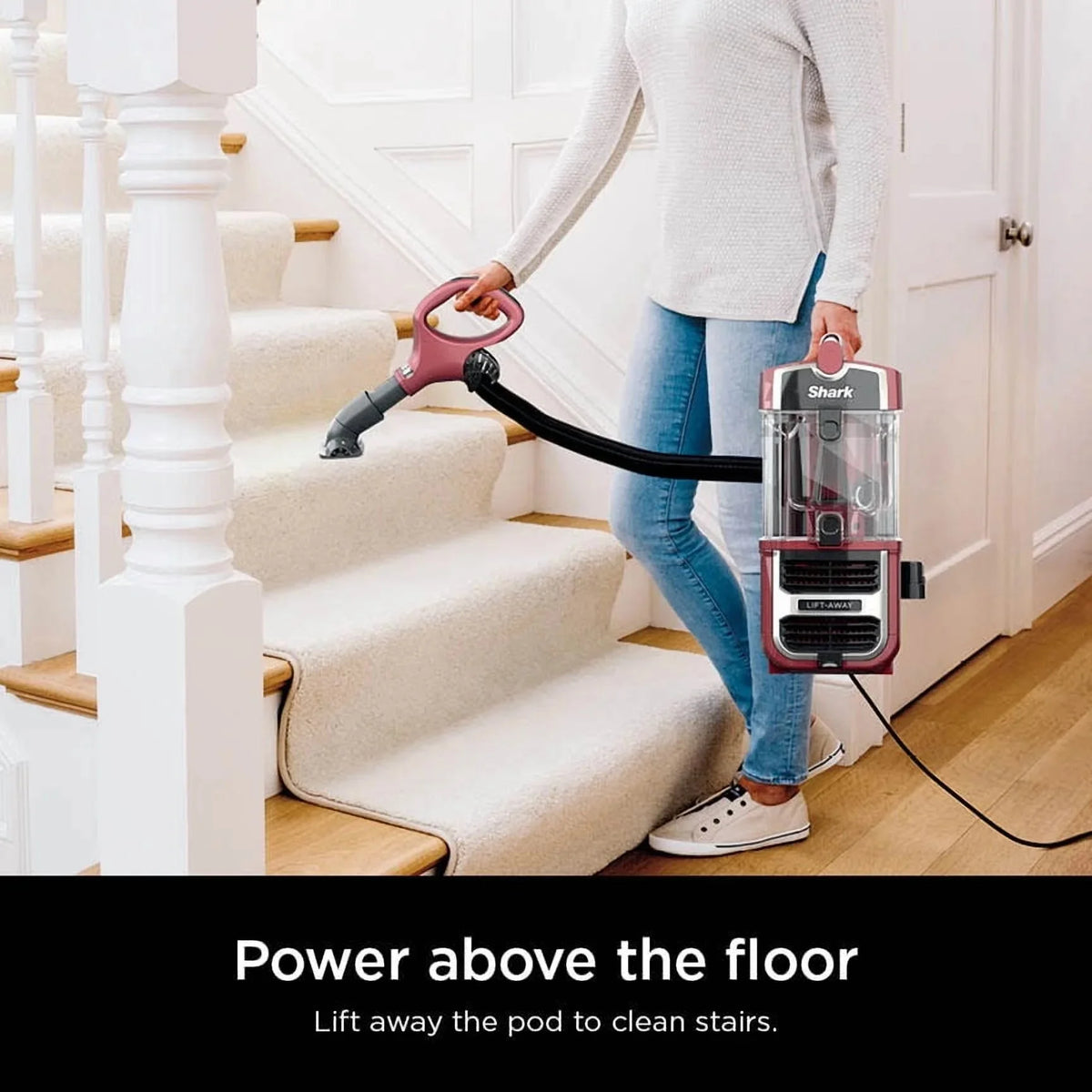 Shark Navigator Lift-Away Pet Upright Vacuum With HEPA Filter And PowerFins Brushroll - ZU660