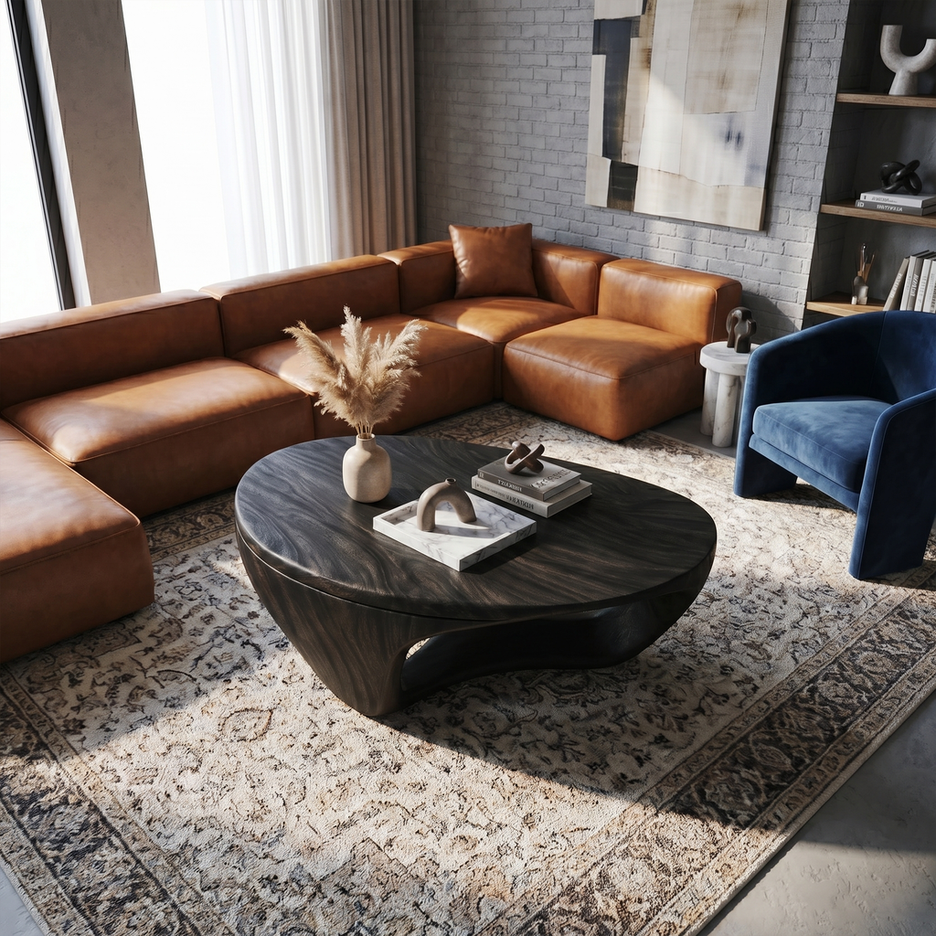 Contemporary Sculptural Coffee Table For Living Room And Lounge - view 2