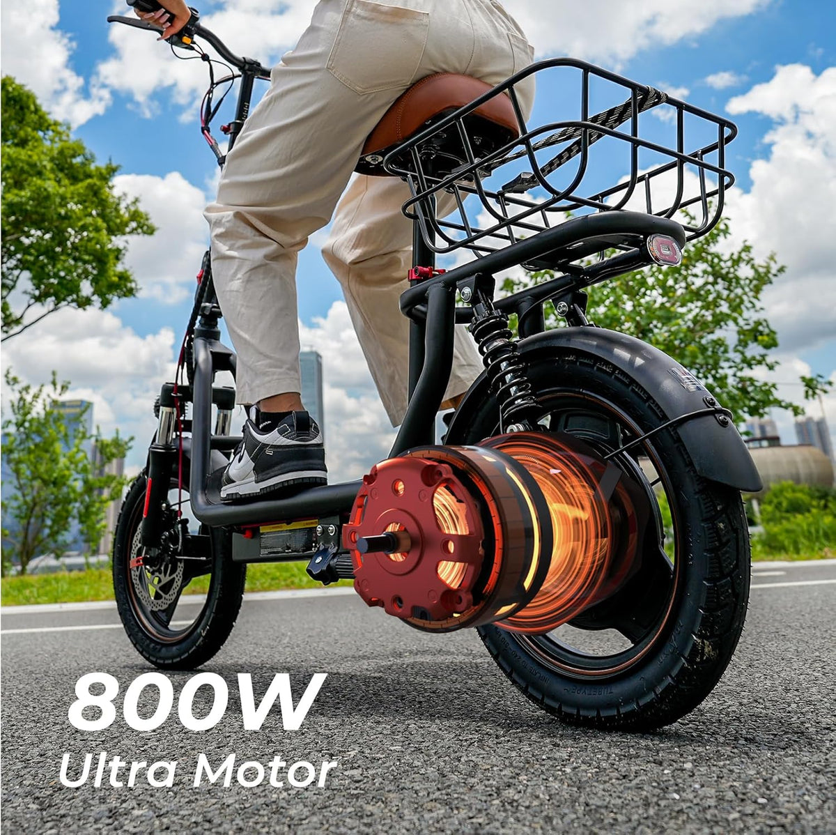 iScooter Electric Scooter With Seat, 500W, 21 Miles, 15.6 mph - i12
