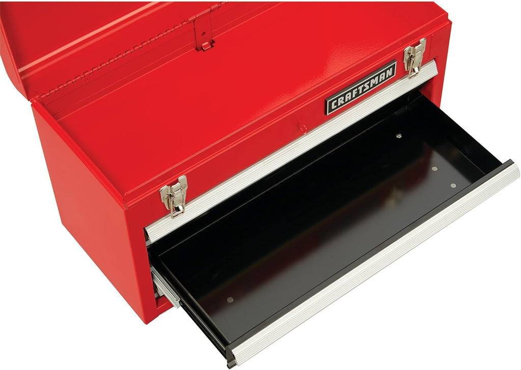CRAFTSMAN 20-in Wide 3-Drawer Metal Tool Box With Ball-Bearing Drawers - CMST98245RB