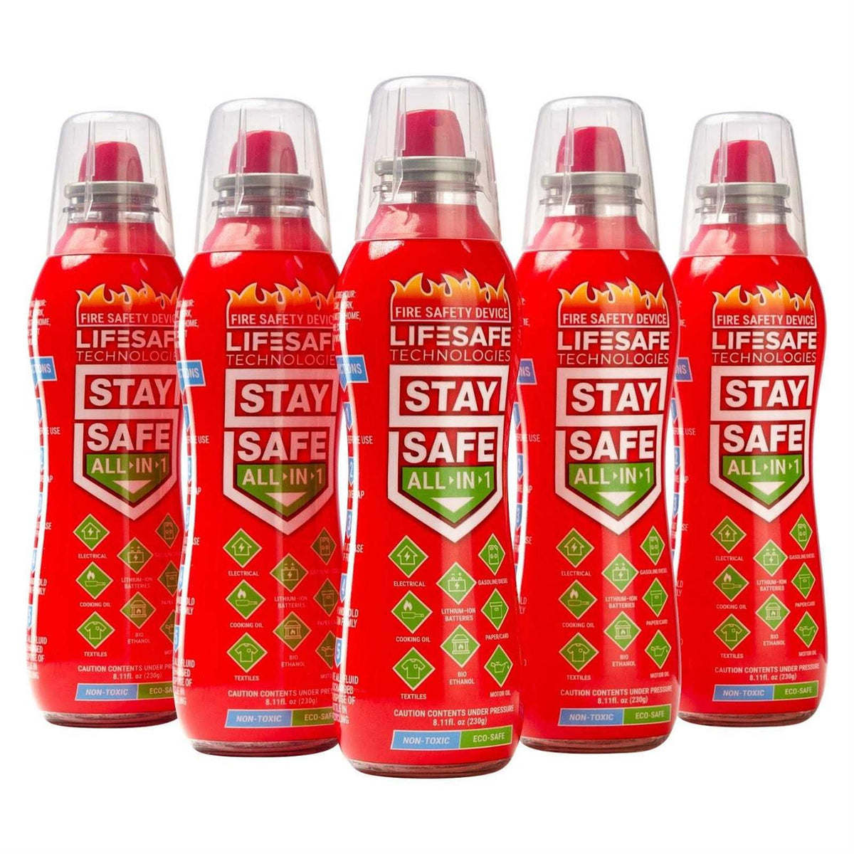 LifeSafe Technologies StaySafe All-in-1 Fire Extinguisher