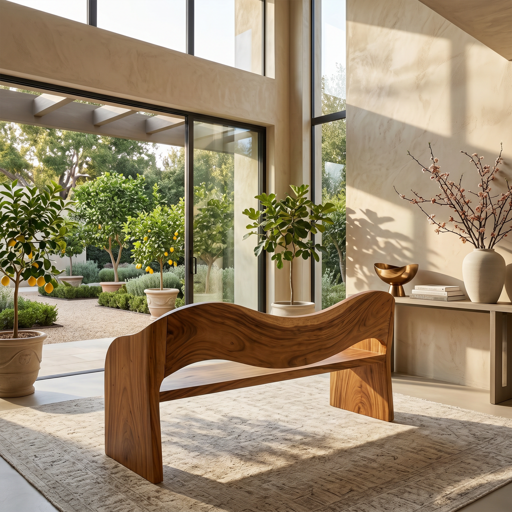 Contemporary Accent Bench Modern Residence