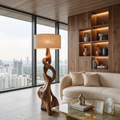Artistic Carved Floor Lamp For Bedroom Or Living Room