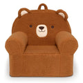 Delta Children Deluxe Cozee Toddler Chair - Brown Teddy Bear