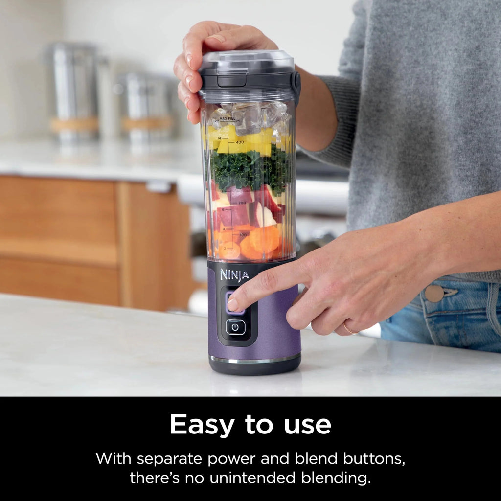 Ninja Blast Portable Personal Blender, Cordless, 18 oz, Metallic Purple - BC151PL