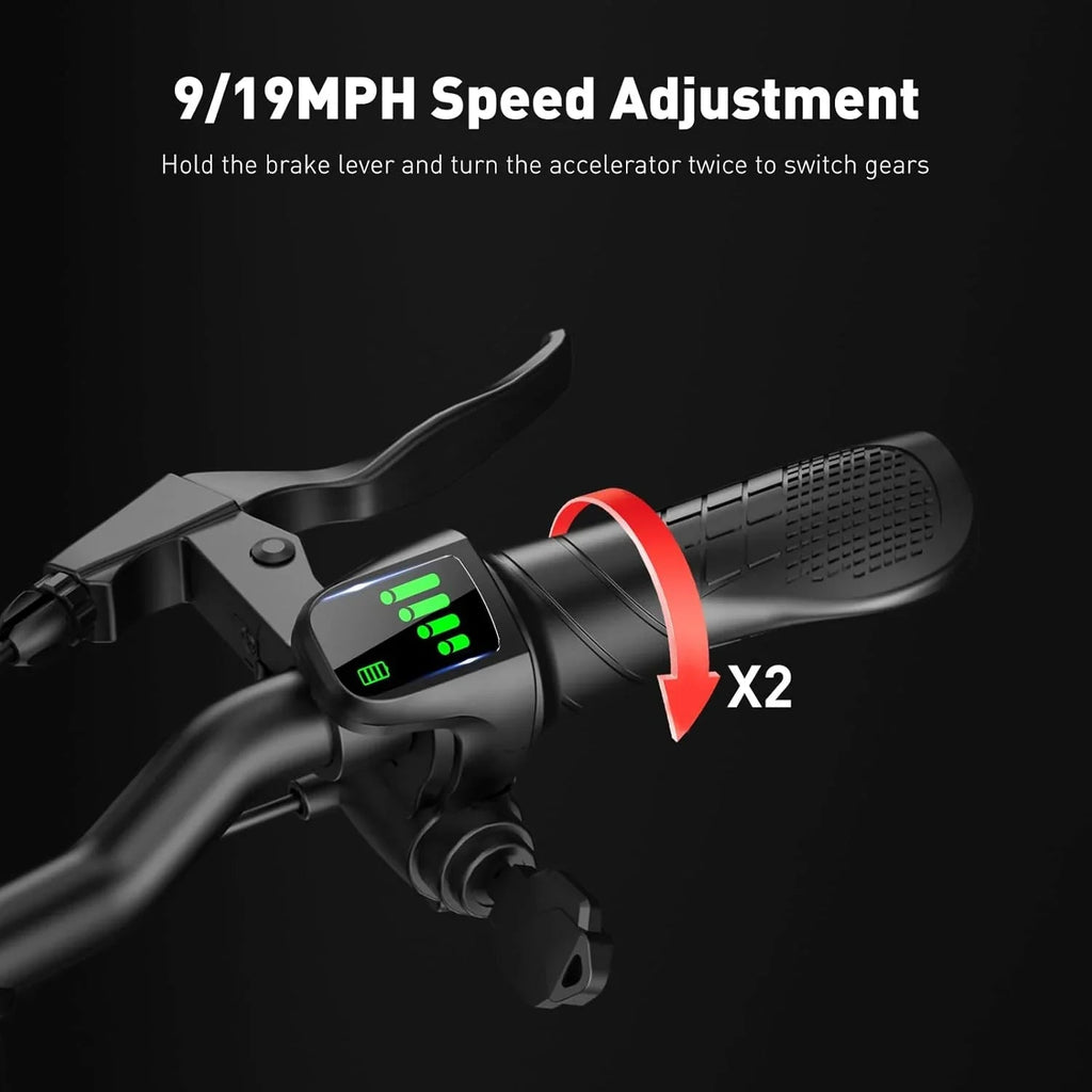 iScooter Electric Scooter With Seat, 500W, 21 Miles, 15.6 mph - i12