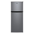 Galanz 4.6 Cu Ft Two Door Mini Refrigerator With Freezer, Stainless Steel - GL46TS5E