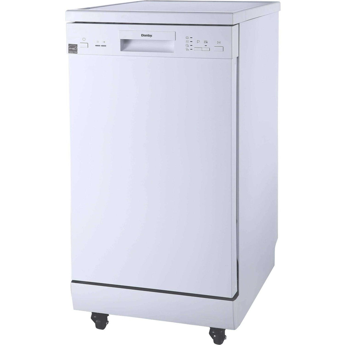 Danby 18 in Portable Dishwasher, 8 Place Settings - DDW1805EWP
