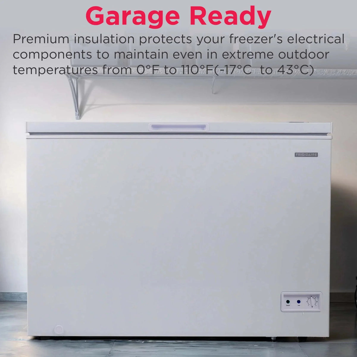 Frigidaire Chest Freezer 10.3 Cu. Ft., White - EFRF1005