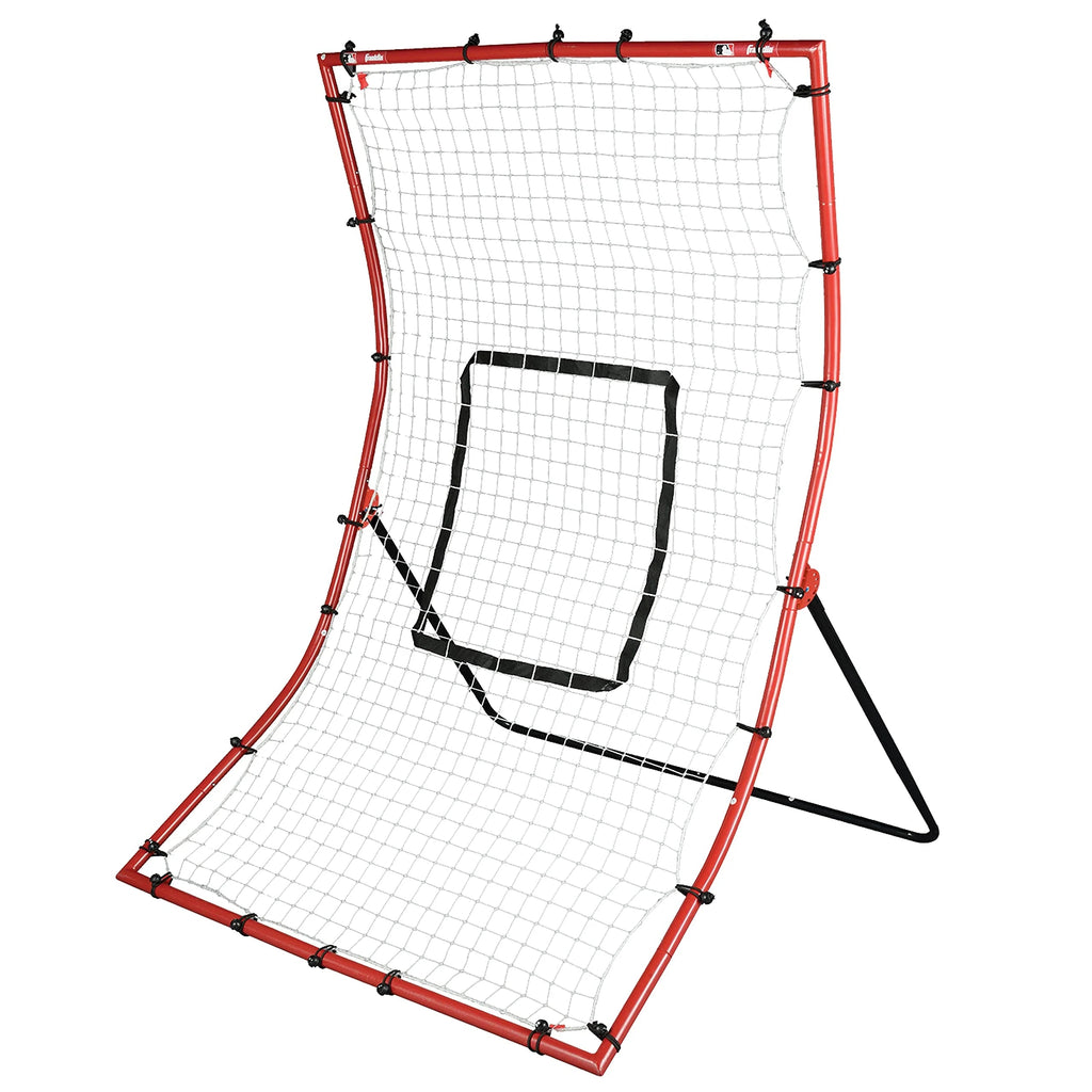 Baseball Rebounder And Pitchback Trainer Net, 65in W x 44in H, 1in Steel Frame