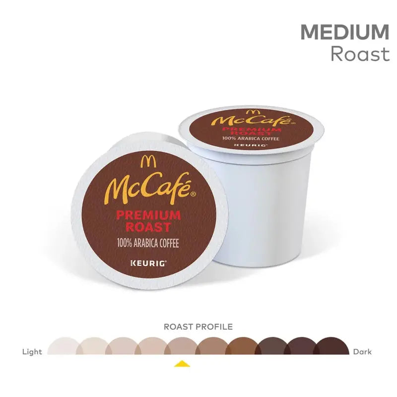 McCafe Premium Roast K-Cup Coffee Pods, 94 Count, 100% Arabica - Compatible With Keurig Brewers