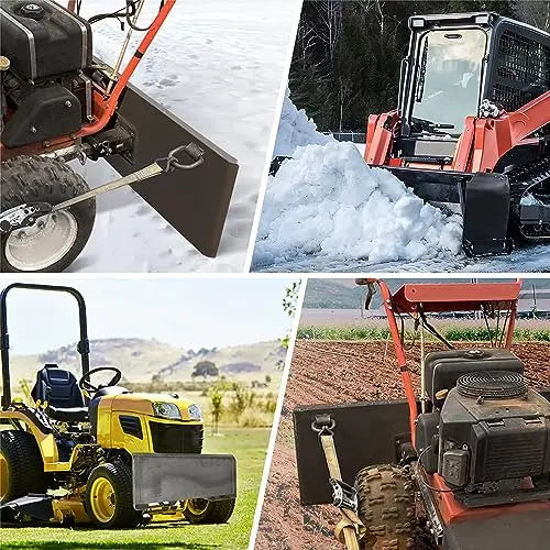 1/2 Skid Steer Quick Tach Mount Plate - Compatible With Bobcat Kubota