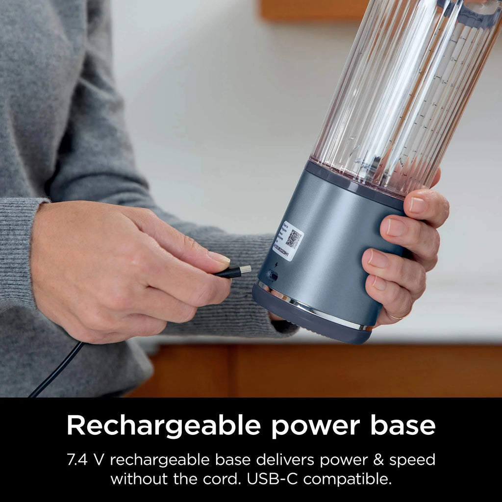 Ninja Blast Portable Personal Blender, Cordless, 18 oz, Metallic Purple - BC151PL