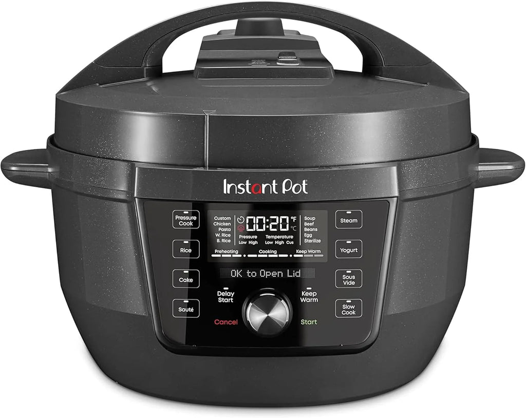 Instant Pot Pro 10-in-1 Pressure Cooker, 6 Quarts, Black