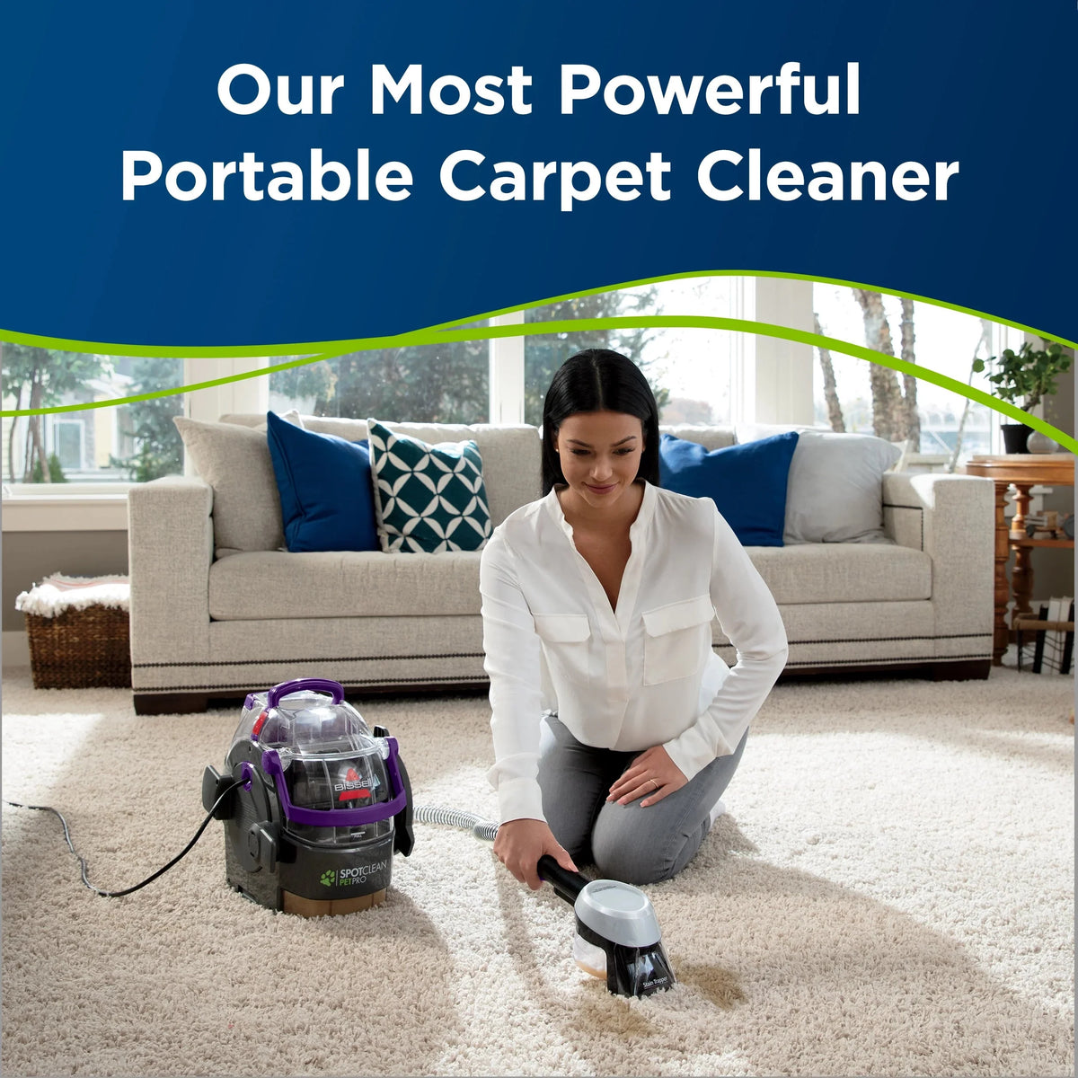 Bissell SpotClean Pet Pro Portable Carpet Cleaner - 2458