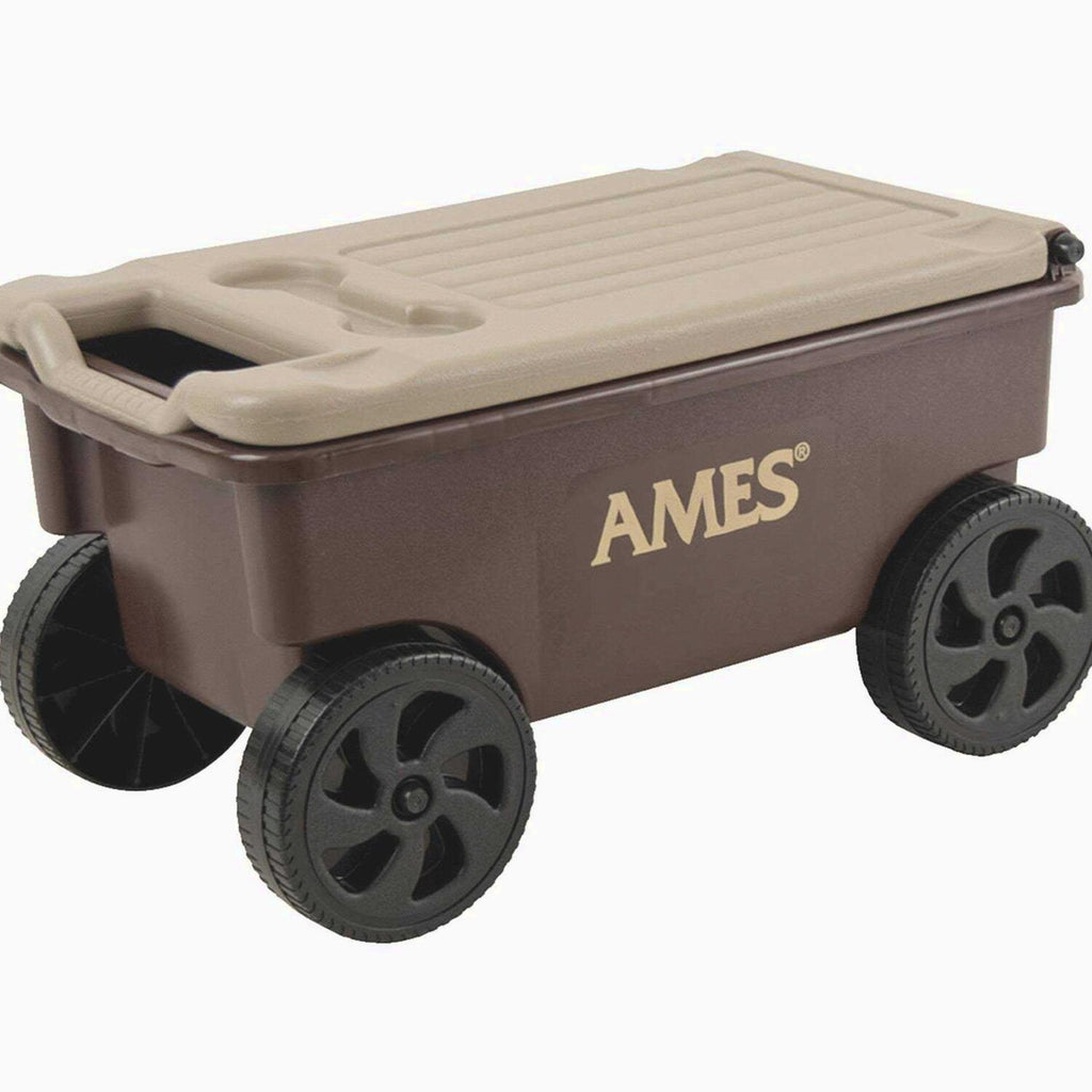 Ames Lawn Cart, 2 Cubic Foot, Plastic, 26.5W x 15D x 14H in - Lawn Buddy