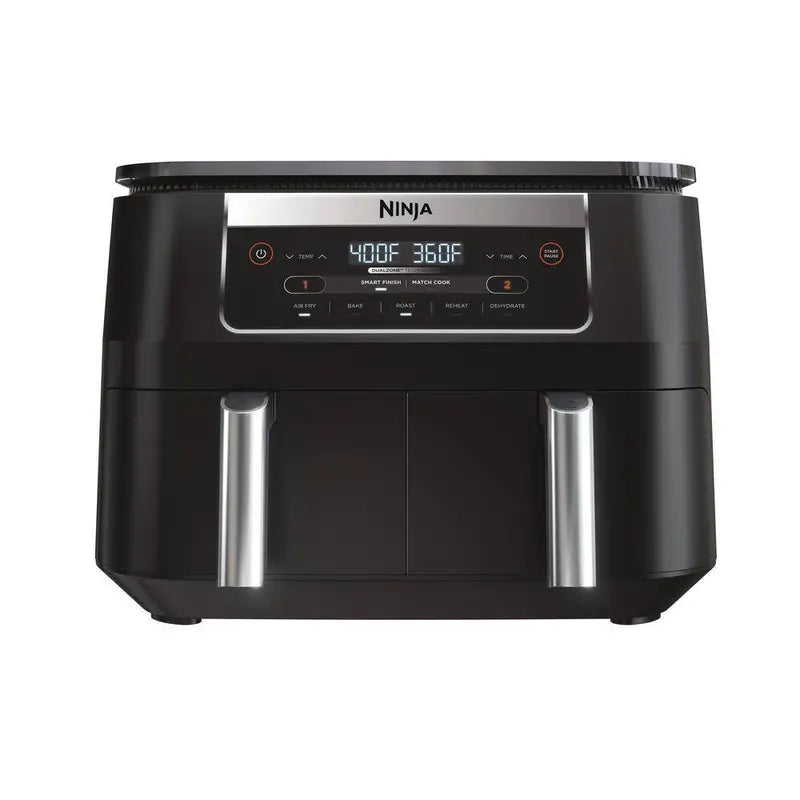 NINJA Foodi 6 qt 5-in-1 2-Basket Black Air Fryer With DualZone Technology - DZ090