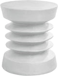 Special Product I Wall-Mounted Round Coffee Table, White, 25 Inches High - 4153