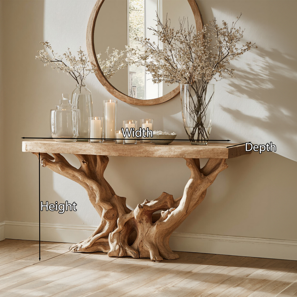 Farmhouse Console Table Home Decor - view 4