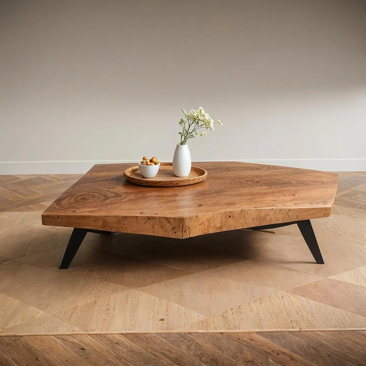 Contemporary Geometric Coffee Table For Modern Living Room - view 3