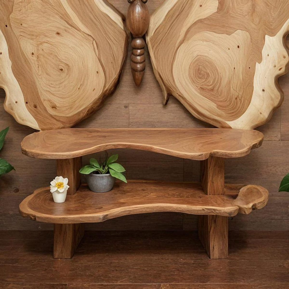 Bohemian Boho Lifestyle Wooden Butterfly Shaped Wall Art For Home Decor And Unique Gift