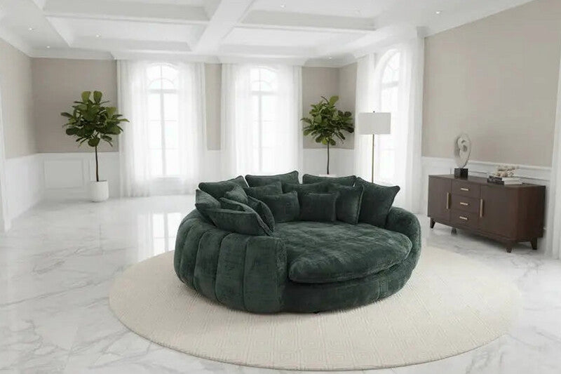 Oversized Double Loaf Sofa Bed With Supportive Armrests