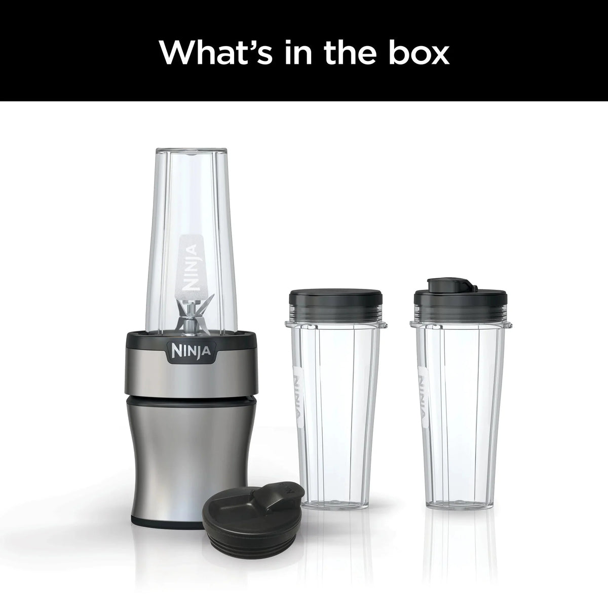 Ninja Nutri-Blender Plus 900-Peak-Watt With 3 20 oz. To-Go Cups